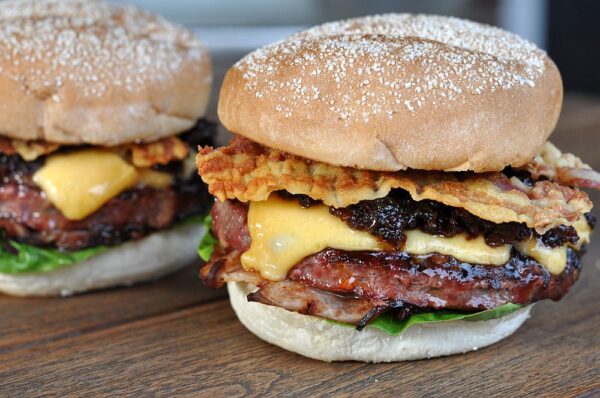 Triple Bacon Cheeseburger